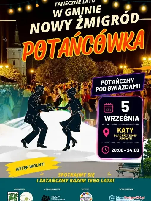 Taneczne lato w gminie Nowy Żmigród: potańcówka w Kątach już 5 września