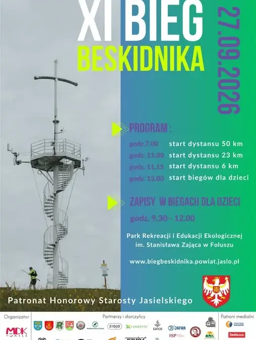 XI Bieg Beskidnika w Foluszu – górskie wyzwanie już 27 września 2026