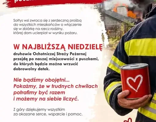 Wrocanka: zbiórka dla rodziny poszkodowanej w pożarze domu