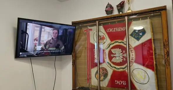 Spotkanie o sygnałach alarmowych w remizie OSP Dębowiec