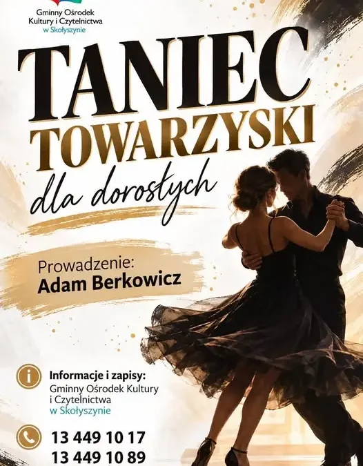 Taniec towarzyski dla dorosłych w Skolyszynie – nowe zajęcia
