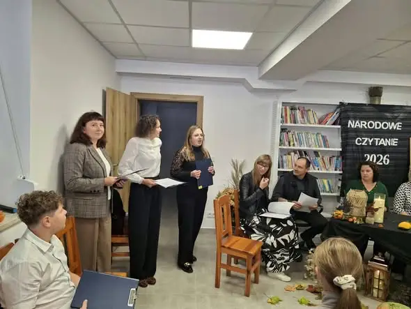 Narodowe Czytanie 2026 w Gliniku Polskim: „Dziady” w odnowionej bibliotece