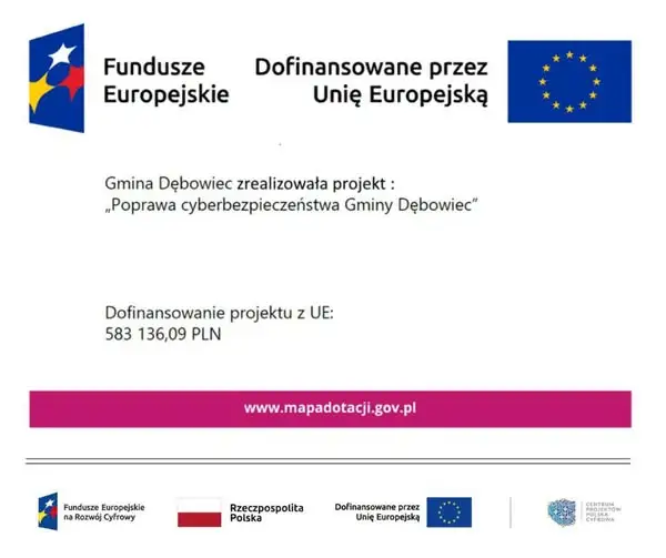 Gmina Dębowiec inwestuje w cyberbezpieczeństwo – projekt za blisko 900 tys. zł
