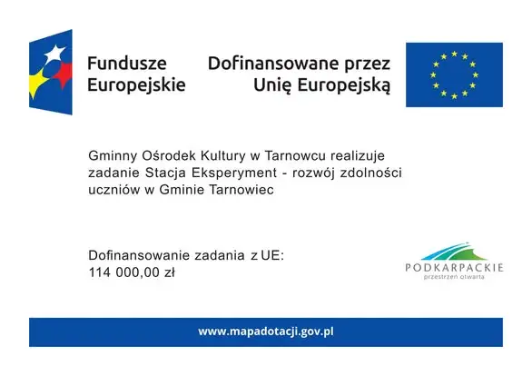GOK Tarnowiec z unijnym dofinansowaniem na rozwój zdolności uczniów