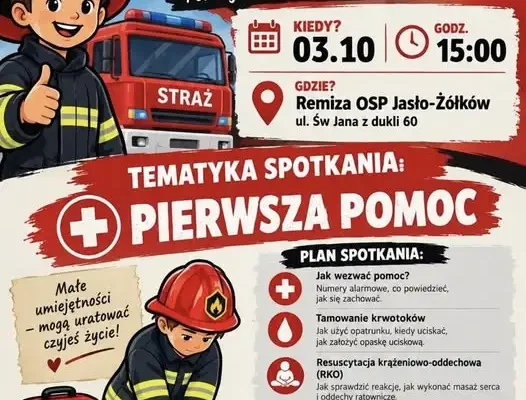 Akademia Młodego Strażaka w Jaśle-Żółkowie – rusza nabór, pierwsze spotkanie już 3 października