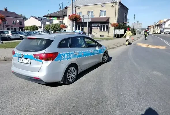 Kolizja drogowa w Nowym Żmigrodzie – akcja służb ratunkowych