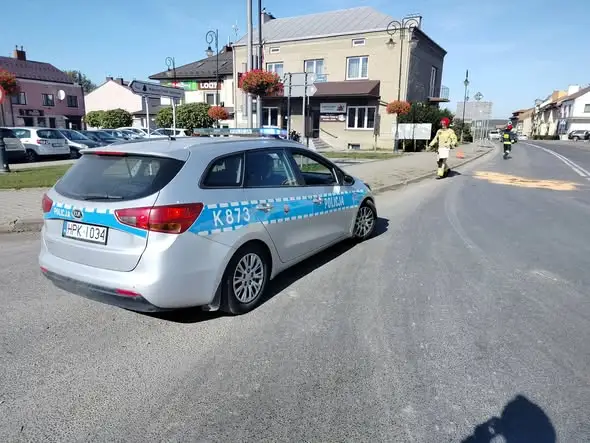 Kolizja drogowa w Nowym Żmigrodzie – akcja służb ratunkowych