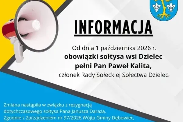 Nowy sołtys wsi Dzielec w gminie Dębowiec