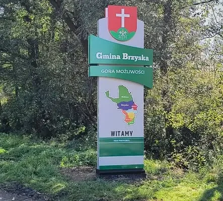 Nowe witacze w Gminie Brzyska – cztery tablice powitały podróżnych