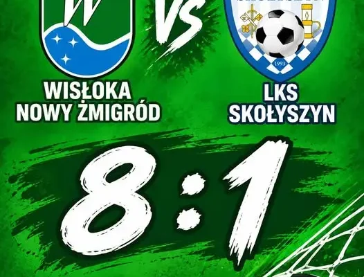 Trampkarze Wisłoki Nowy Żmigród rozgromili LKS Skołyszyn 8:1