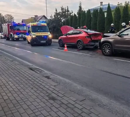Wypadek drogowy w Nowym Żmigrodzie na ul. Dukielskiej – akcja służb