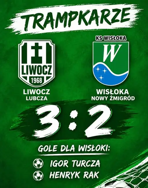 Trampkarze Wisłoki Nowy Żmigród przegrywają w Brzyskach 2:3