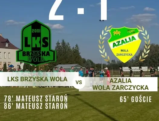 LKS Brzyska Wola wygrywa z Azalią po dramatycznym meczu