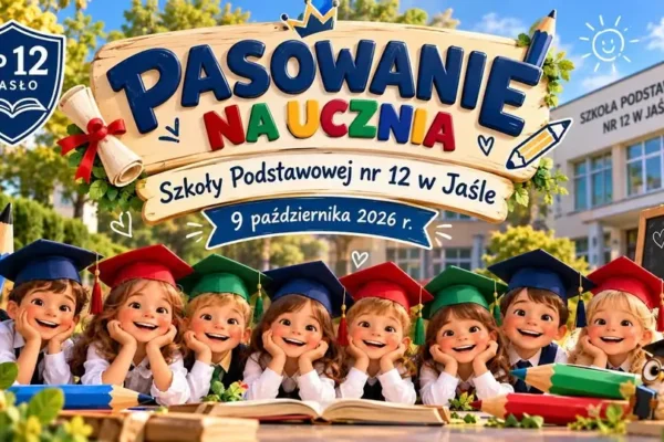 Pasowanie na ucznia w Szkole Podstawowej nr 12 w Jaśle