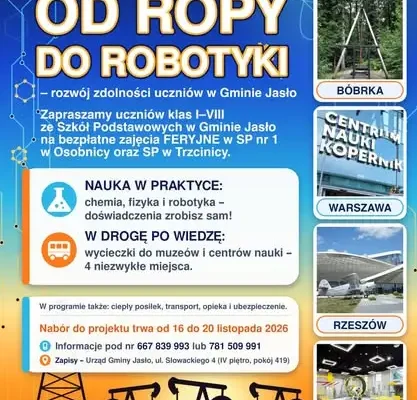 Gmina Jasło inwestuje w edukację: 190 tys. zł na rozwój zdolności uczniów