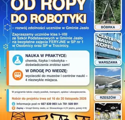 Gmina Jasło inwestuje w edukację: 190 tys. zł na rozwój zdolności uczniów