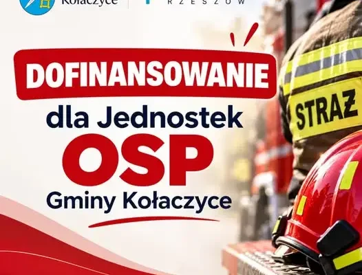 Trzy jednostki OSP z Gminy Kołaczyce z dofinansowaniem z WFOŚiGW