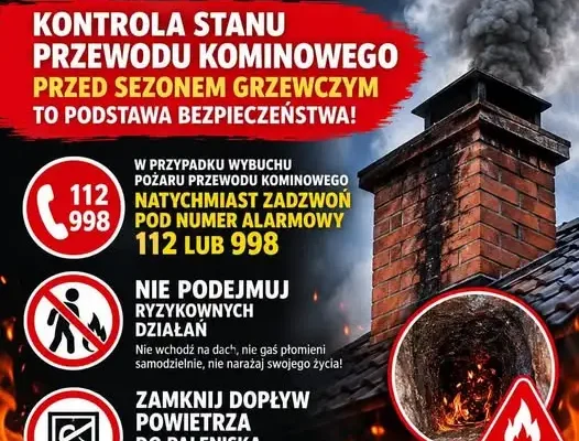 Pożar sadzy w kominie – jak rozpoznać zagrożenie i właściwie zareagować przed sezonem grzewczym