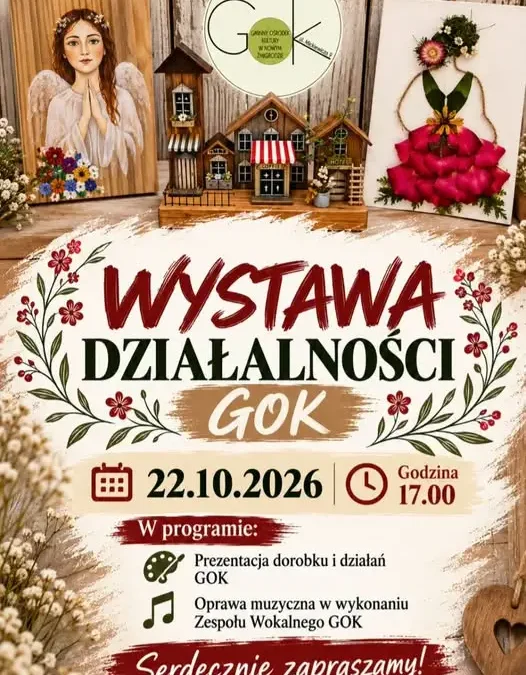 Wystawa dorobku GOK w Nowym Żmigrodzie – 22 października