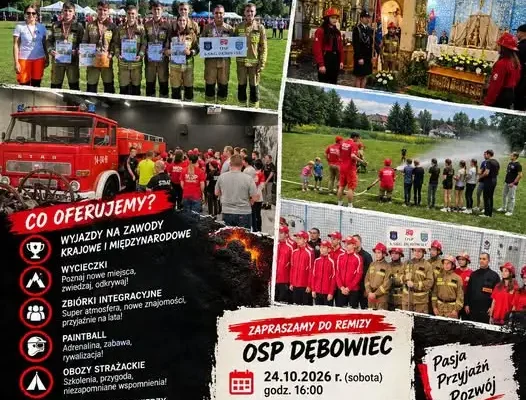 MDP Dębowiec otwiera nabór – zostań młodym strażakiem!