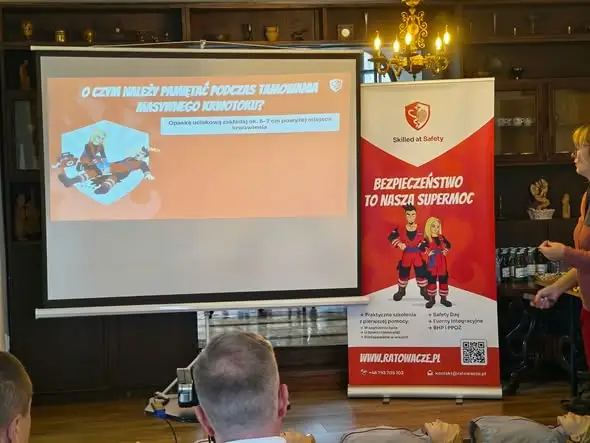Mieszkańcy gminy szkolili się z pierwszej pomocy w Dworku pod Liwoczem
