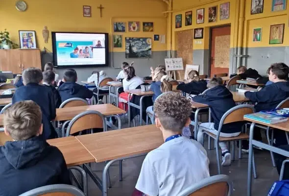 Uczniowie jasielskiej „Jedynki” uczyli się bezpieczeństwa w sieci