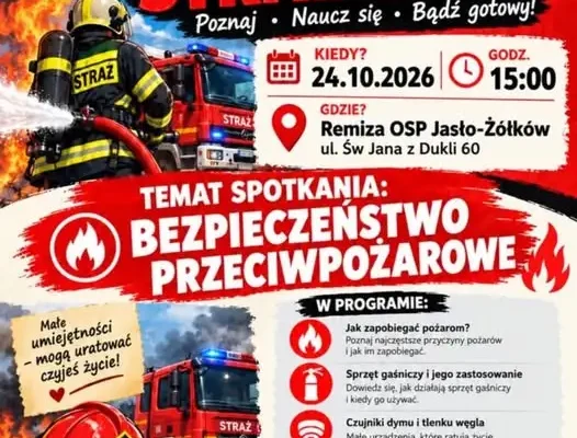 Akademia Młodego Strażaka w Jaśle: jutro drugie spotkanie o bezpieczeństwie przeciwpożarowym