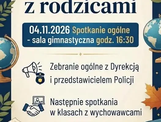 Zebranie z rodzicami w Zespole Szkół w Dębowcu – 28 października