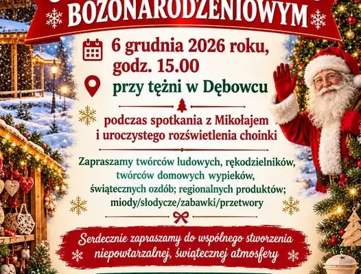 Kiermasz świąteczny w Dębowcu – trwają zapisy dla wystawców