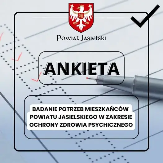 Powiat Jasielski pyta mieszkańców o zdrowie psychiczne – wypełnij ankietę
